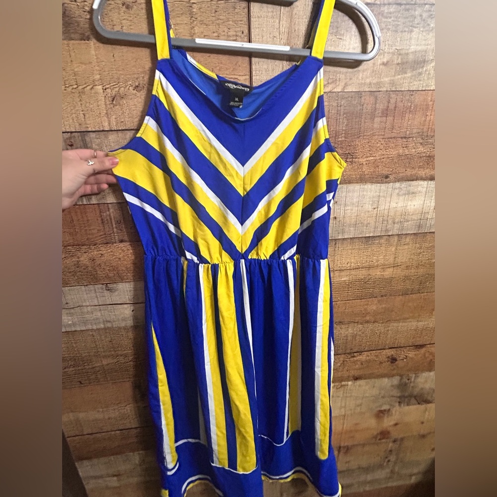 Millennium Blue and Yellow Dress